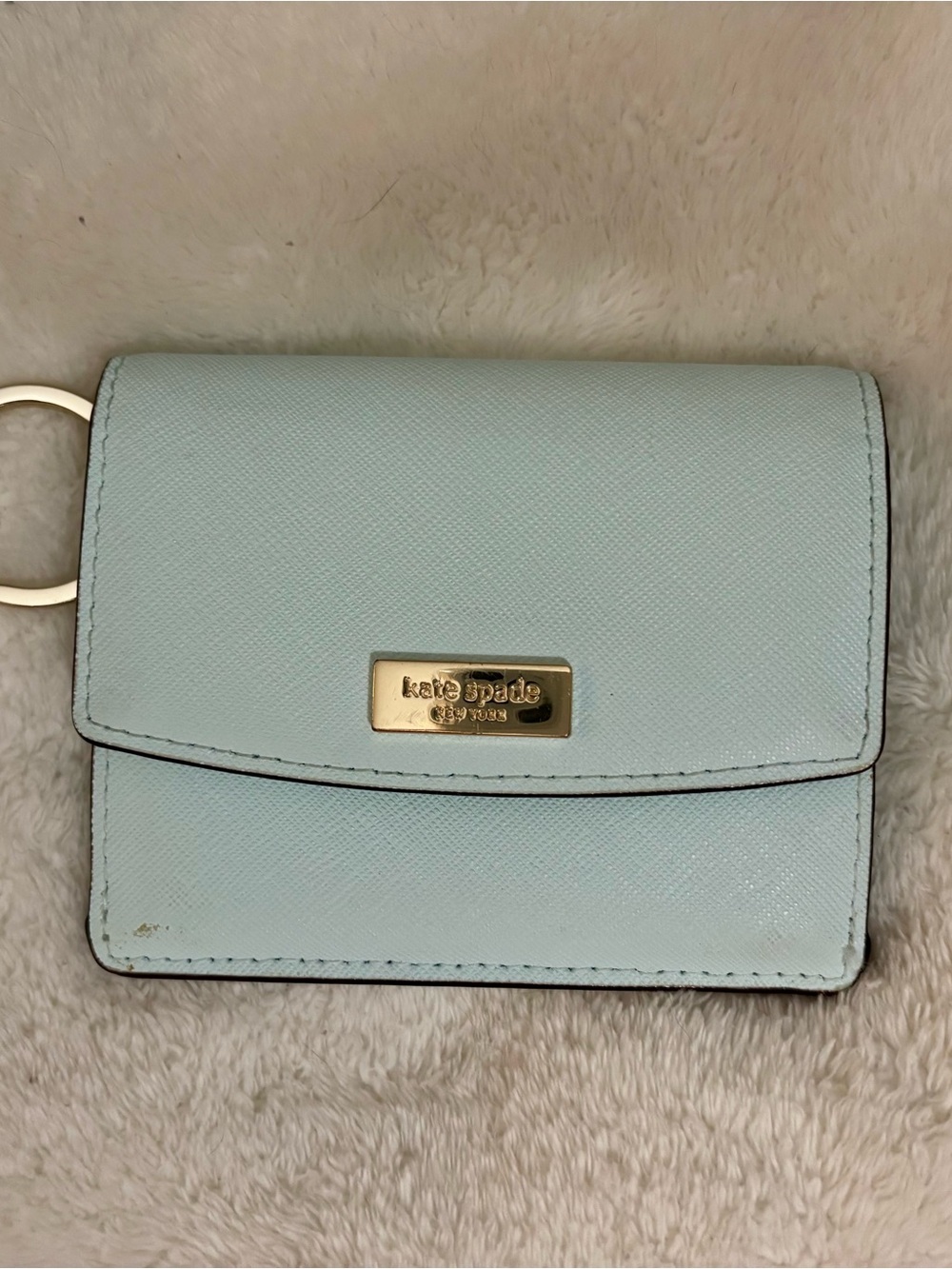 Kate Spade Laurel Way Christine Mini Wallet Card Case Seaside Blue